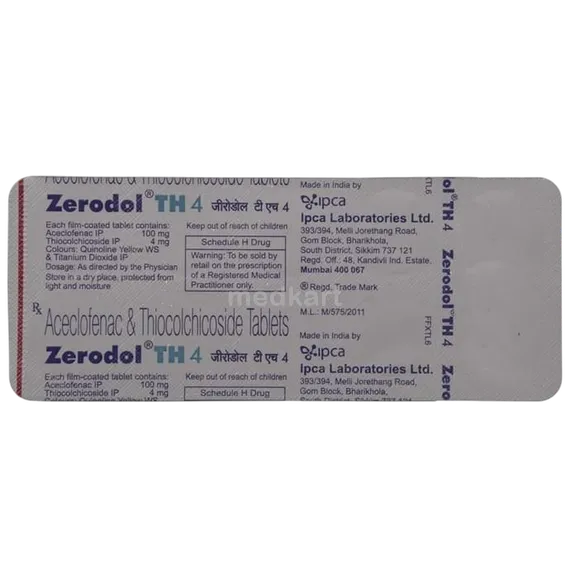 zerodol th 4mg tablet 10's